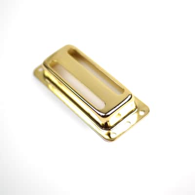 Two slot "Gold Foil" deArmond harmony Style Pickup Cover ,Gold Plated (1) image 3