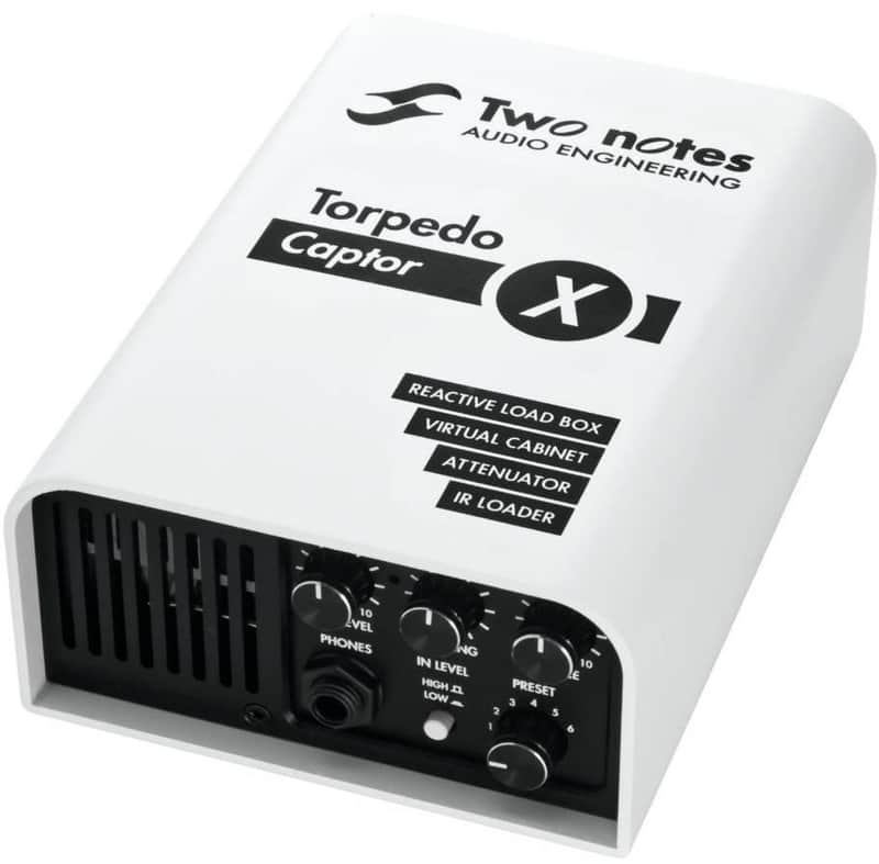 Two Notes Torpedo Captor X 8ohm Stereo Reactive Load Box / Attenuator - White image 1