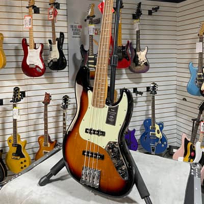 Fender Player Plus Active Jazz Bass - 3-Tone Sunburst w/Pau Ferro Fretboard + Gig Bag & PLEK*D #475 image 6
