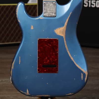 2019 Schecter USA Custom Shop Traditional Wembley-II Lake Placid Blue SSS image 9