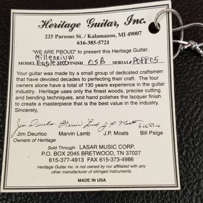 2000 Heritage Millennium Eagle - Stamped Prototype - With Original Case + Tag image 7