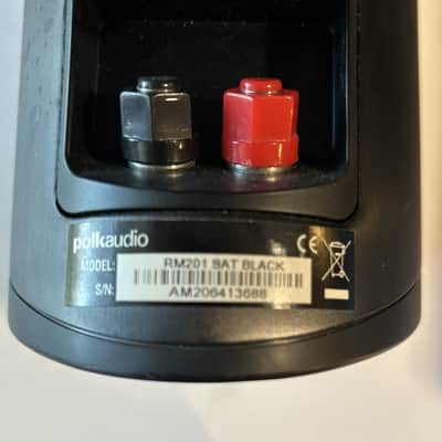 Polk RM 201 (pair) and RM101 (pair) mid-1990s - Black / aluminum construction image 3