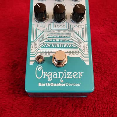 EarthQuaker Devices Organizer Polyphonic Organ Emulator V2 2017 - Present Teal / White Print image 2