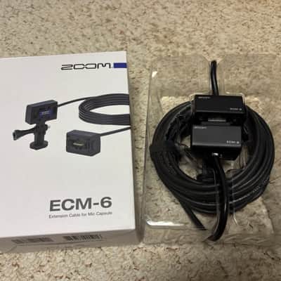 Zoom ECM-6 Extension Cable with Action Camera Mount for F8/H6/H5 - 6m 2010s - Black