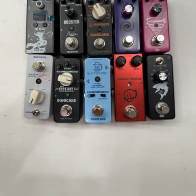 Sonicake iSet Rowin Erok Mini Compact Guitar Effect Pedal Lot Of 10 image 1