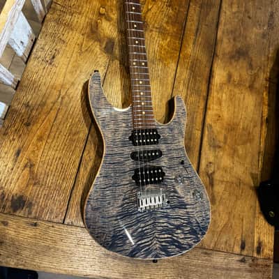 Suhr Modern Plus HSH with Pau Ferro Fretboard 2018 - Present - Faded Trans denim slate Burst image 2