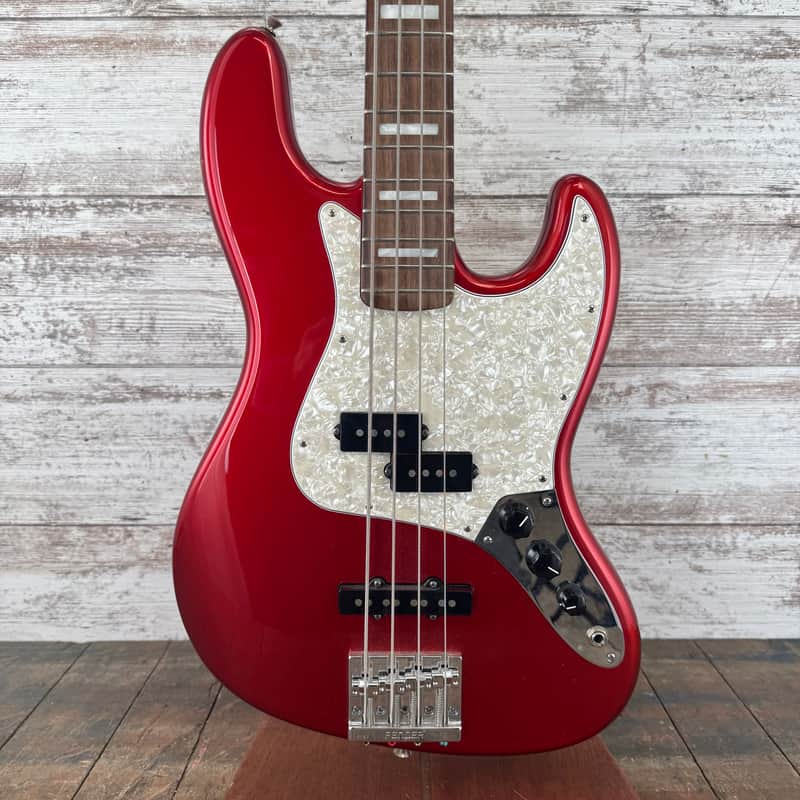 Fender American Vintage Hot Rod '70s Jazz Bass 2014 - Candy Apple Red image 1