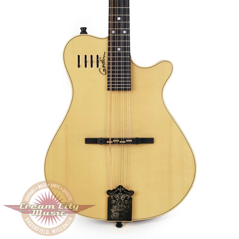 Godin A8 Acoustic Electric Mandolin in Natural image 1