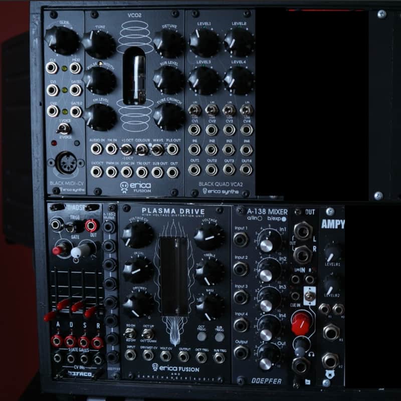 Techno Modular Synth Eurorack + Case Bild 1