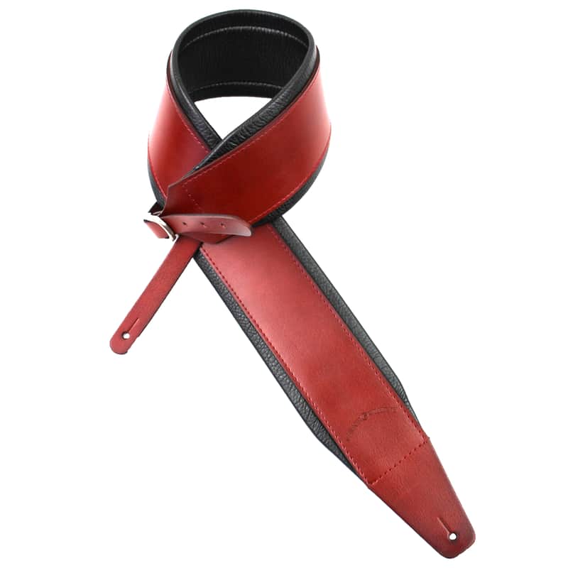 Walker And Williams FPB-03  Pro Ultra Series Bourbon Red Premium Leather Strap With Chrome Buckle image 1