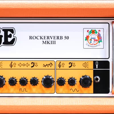Orange Rockerverb 50 MKIII 50-Watt Twin Channel Class A/B Guitar Amplifier Head image 6