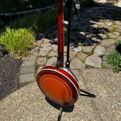 Washburn B-19 5 string banjo 1987 - Sunburst image 3
