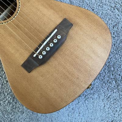 SX Mini Acoustic Guitar, Red Pine Top Body, Mahogany Neck, Rosewood Fingerboard image 5
