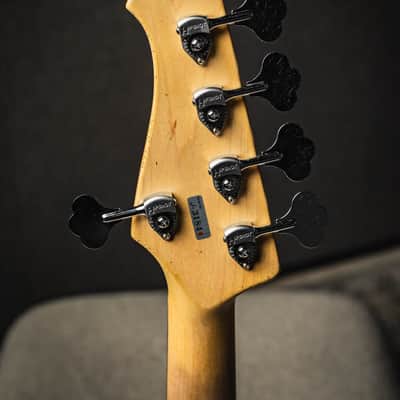 Xotic XJ-1T 5 String Heavy Aged-Burgundy Mist w/Matching Headstock image 6
