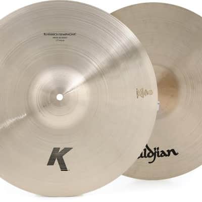 Zildjian K Klassisch Symphonic Hand Cymbals - 17 inches image 2