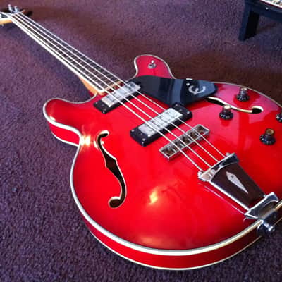 Vintage EPIPHONE EA-260 Hollow Body Electric Bass Guitar MIJ Japan BEATLES image 1
