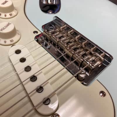Fender Research and Development one off red cedar 60s vintage stratocaster chris fleming sonic blue image 16
