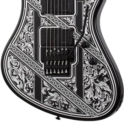 Schecter Avenger FR Przym Palladium Gloss Black image 1