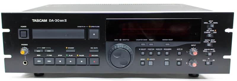 Tascam / Teac Model DA-30 MKII Digital Audio Tape DAT Deck Rack