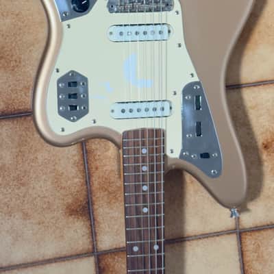 Fender JG-66 Rare Jaguar Reissue MIJ 2002 matching headstock shoreline gold japan set pickups MS Tornade 62’ image 16