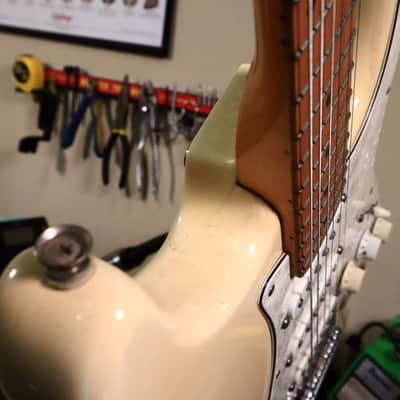 1992 Squier MIK Stratocaster Korea Off-White Maple Neck image 19
