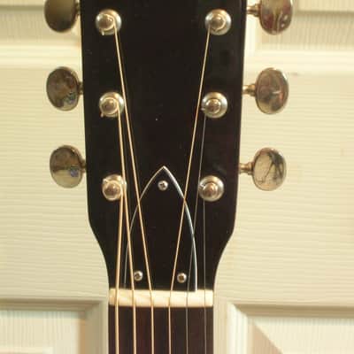 Vintage Guild 70s A-20 A20 Madeira mahogany/spruce dreadnaught acoustic guitar w/ohsc image 4