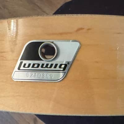 Ludwig Rocker Elite Piccolo Snare Drum SHELL Black and White Badge Maple 3 x 13" image 2