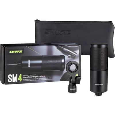 Shure SM4 Condenser Microphone with Mount Large Diaphragm Condenser Mic image 3