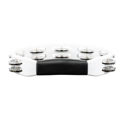 MEINL Percussion Headliner® Series Molded ABS Dual-Row Tambourine - White image 5