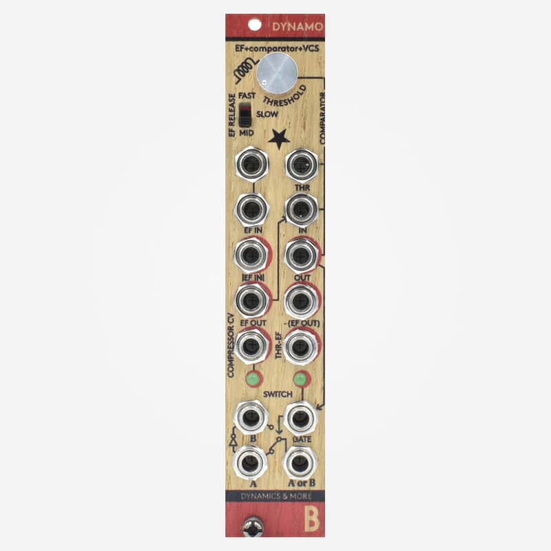 Bastl Instruments DYNAMO - Wood Panel Eurorack Envelope Follower and Comparator image 1