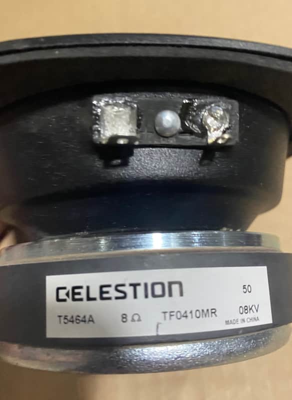 CELESTION # T5464 4.5"  8R  30WPGM SPEAKER SEALED BACK image 1