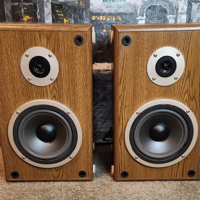 Sony Sony SS-U310 are vintage, wood-grain bookshelf speakers 90s  - Wood grain image 4