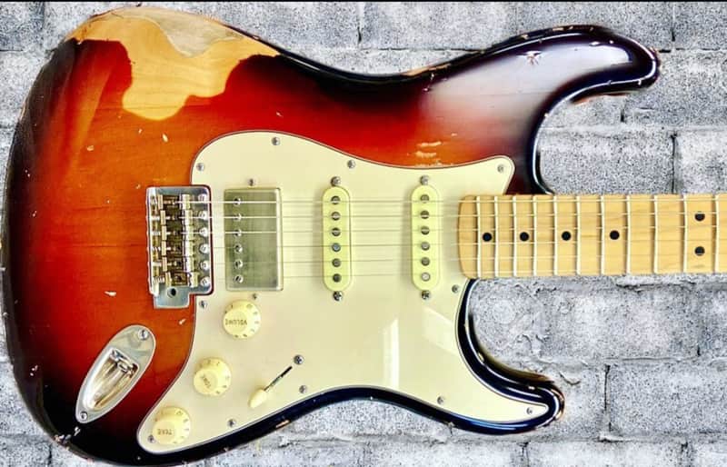 Fender Highway One Stratocaster HSS super strat nitro relic partscaster with Suhr pickups - Nash killer image 1