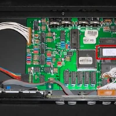 Alesis Quadraverb OS upgrade: V 2.03 (to Quadraverb Plus) Eprom Update Firmware image 2