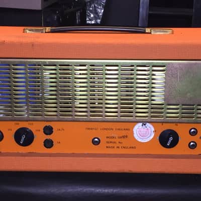 Orange Super Bass 100 Head Very rare image 2