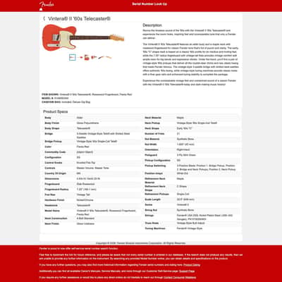 Fender Vintera II '60s Telecaster with Rosewood Fretboard 2023 - 2026 - Fiesta Red image 23
