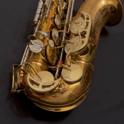 Original Lacquer King Super 20 Alto Saxophone, Cleveland-era - Just Overhauled image 4