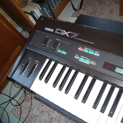 Yamaha DX7 Programmable Algorithm Synthesizer Mark 1 (1983 - 1987) - Chocolate Black image 6