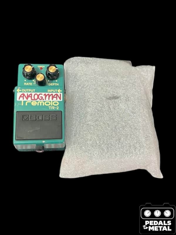 Analogman Boss TR-2 Tremolo with Mod 2010s - Green - X3833 image 1