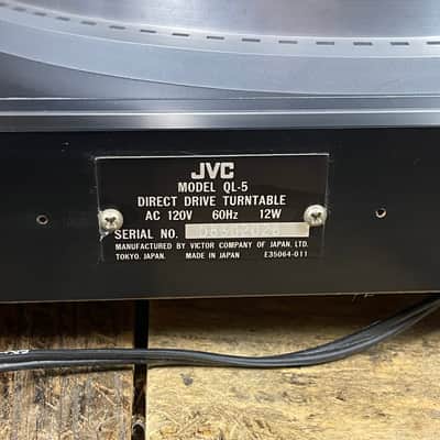 JVC QL-5 Quartz locked direct drive turntable w/Grado cartridge w/original box, manual and packing image 11