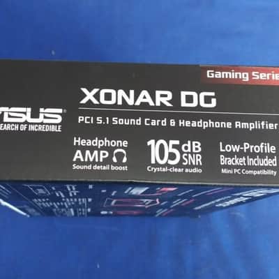 ASUS Xonar DG PCI Sound Card 5.1 channels Headphone Amp w/ Driver/Manual CD NOS image 5