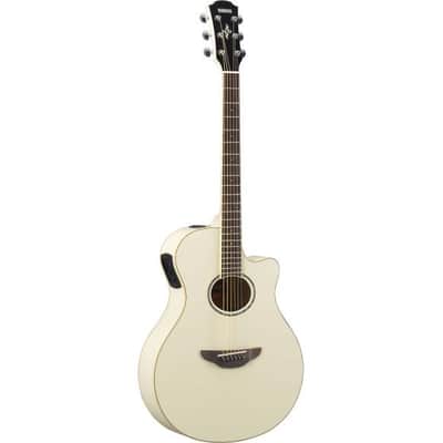 Yamaha - APX600 VW - Acoustic-Electric Guitar w/ Thinline Cutaway - Vintage White image 2