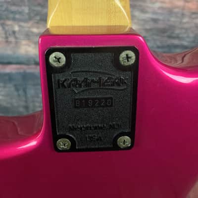 Used Kramer 1987 Focus 1000 Floyd Rose Electric Guitar-Hot Pink image 5