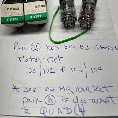 Zaerix ECC83 Pair B (2 tubes) image 2