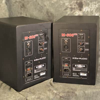 iKey Audio M-606 V2 Studio Powered Reference Monitors PAIR in Original Boxes w Fast Shipping image 4