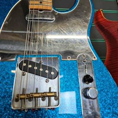 Fender J Mascis Telecaster Bottle Rocket Blue Flake 2021 Electric Guitar image 5