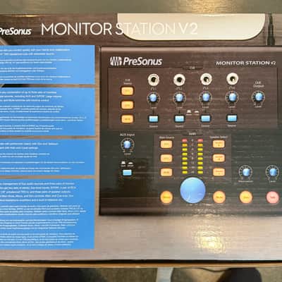 PreSonus Monitor Station V2 Desktop Monitor Controller 2014 - Present - Black image 12