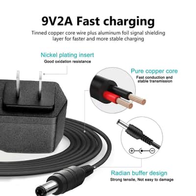 9V AC DC Power Supply Adapter Charger for BOSS Roland PSB-1U PSB1U Effect Pedal and GT-10 GT-10B BCB-60 Multi-Effects Guitar - Reliable Power Source for Your Music Gear image 2