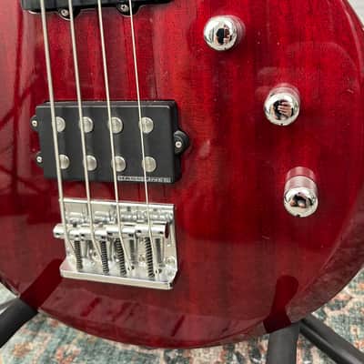 ESP Custom Order Eclipse Bass Late 90's - See-Thru Red image 7