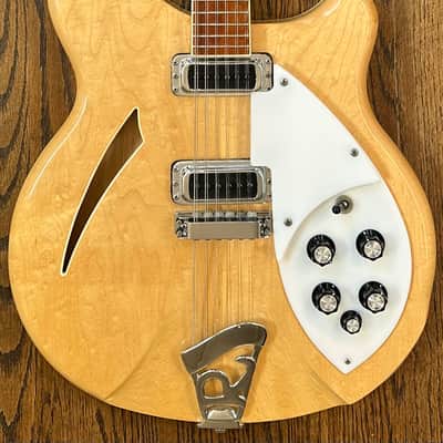 RARE! 1974 Rickenbacker 360/12 - Mapleglo (TIME CAPSULE CLEAN) w/ OHSC image 2